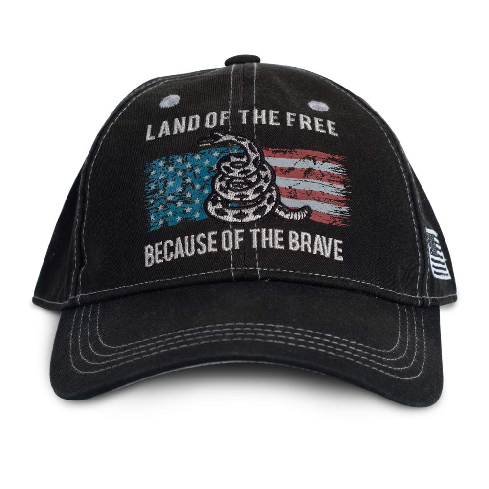 Buck Wear9097 Buckwear Because of The Brave Baseball Cap, One Size