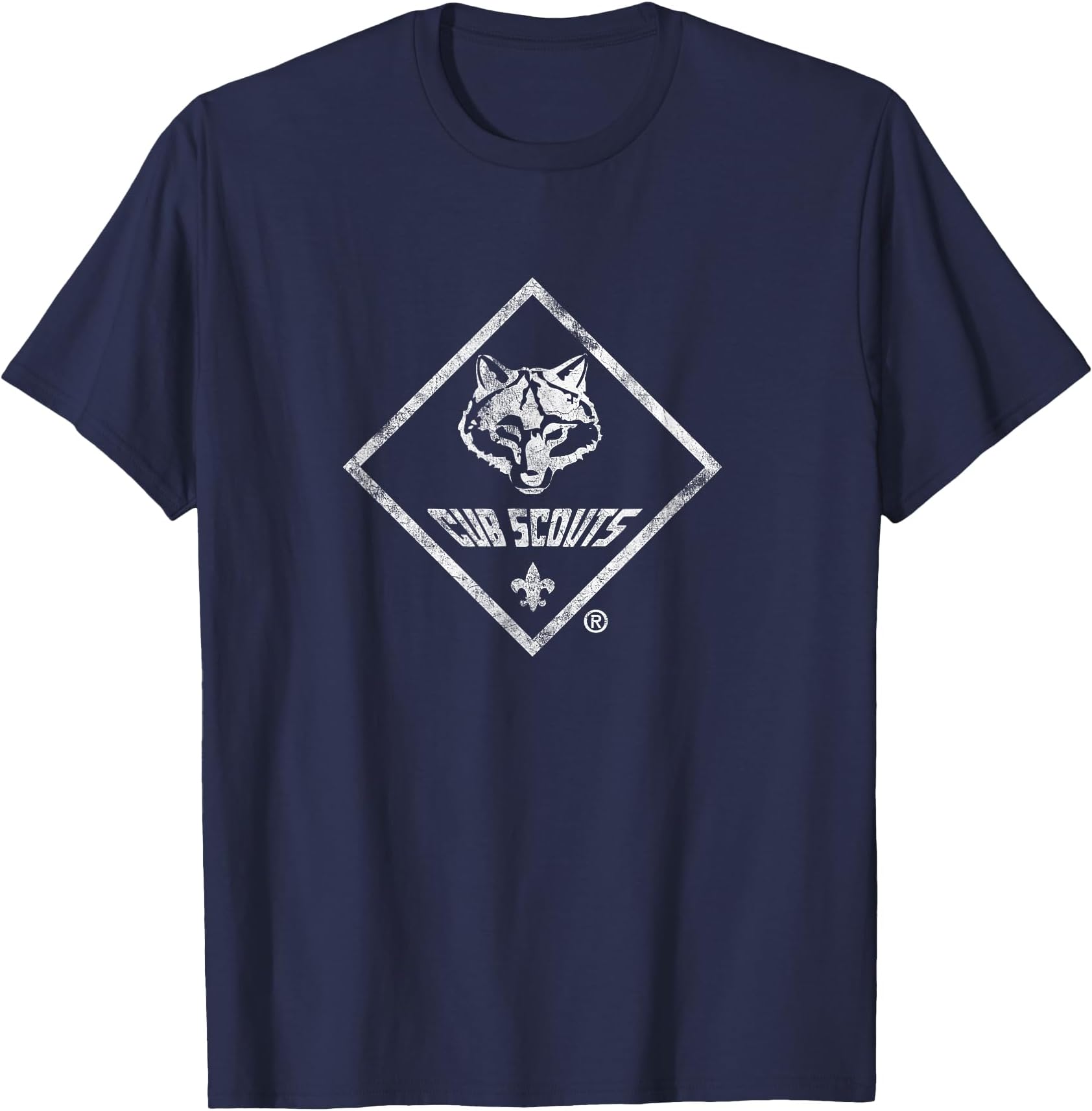 Cub Scouting (White Distressed) T-Shirt