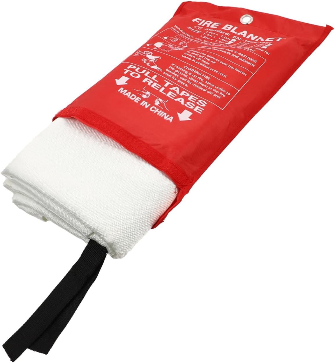 Fire Suppression Blanket Multi-Functional Fire Blanket Fiberglass Material Emergency for Kitchen Camping BBQ for Safety