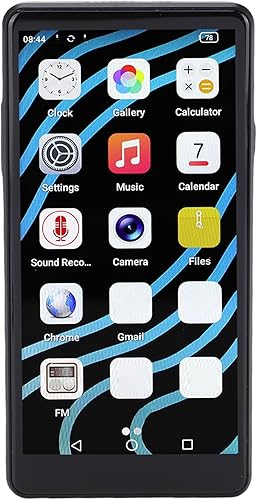 64GB MP3 Player, BT WiFi 12 Music Player with 4.99 Inch HD Touchscreen 16MP Camera, MP4 Music Play for Kids Teens with Parental Control,