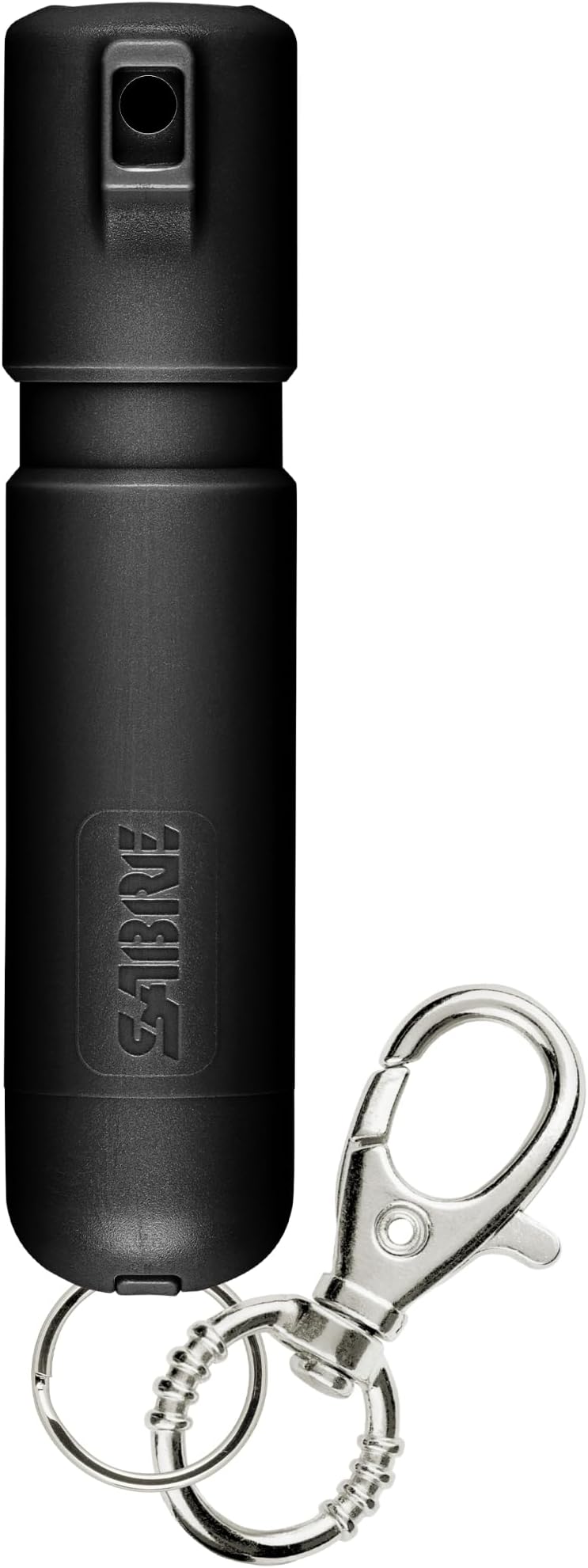 SABRE Mighty Discreet Pepper Spray with Snap-Clip Keychain - Pocket Size for Running, Walking, Keys & Travel, Fits in Small Bags & Purses, Max Strength Self Defense, UV Dye, 12 ft Range, 0.18 fl oz