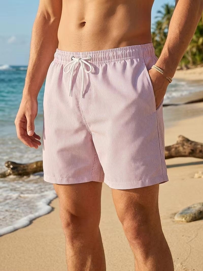 Men's Hiking Shorts Lightweight Waterproof Zip Pockets Windproof Travel Shorts