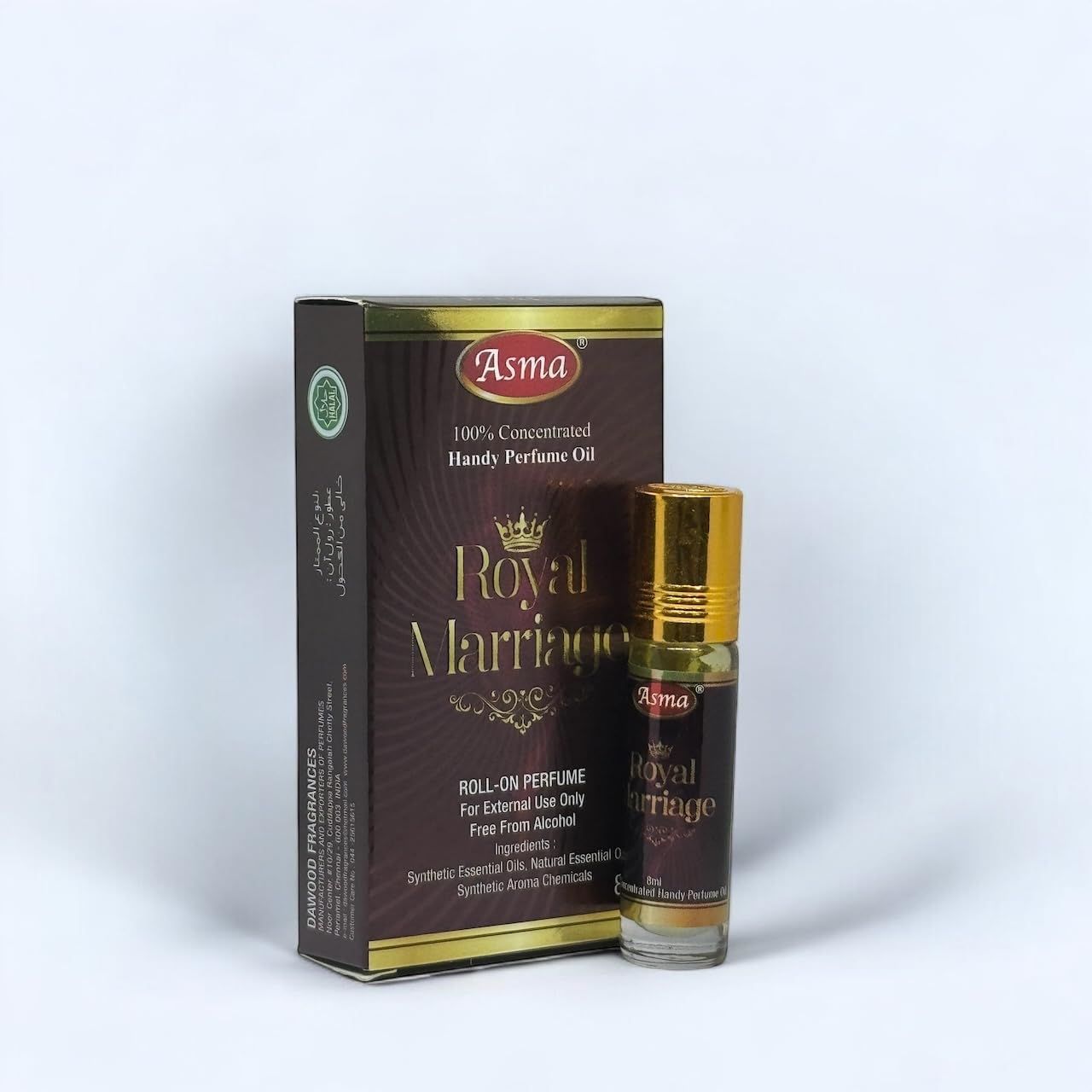 asma ASMA-Royal Marriage Concentrated Handy Roll-On Perfume Oil | Long-Lasting Fragrance Sent | Unisex Attar Perfume (8ml)-picture-26