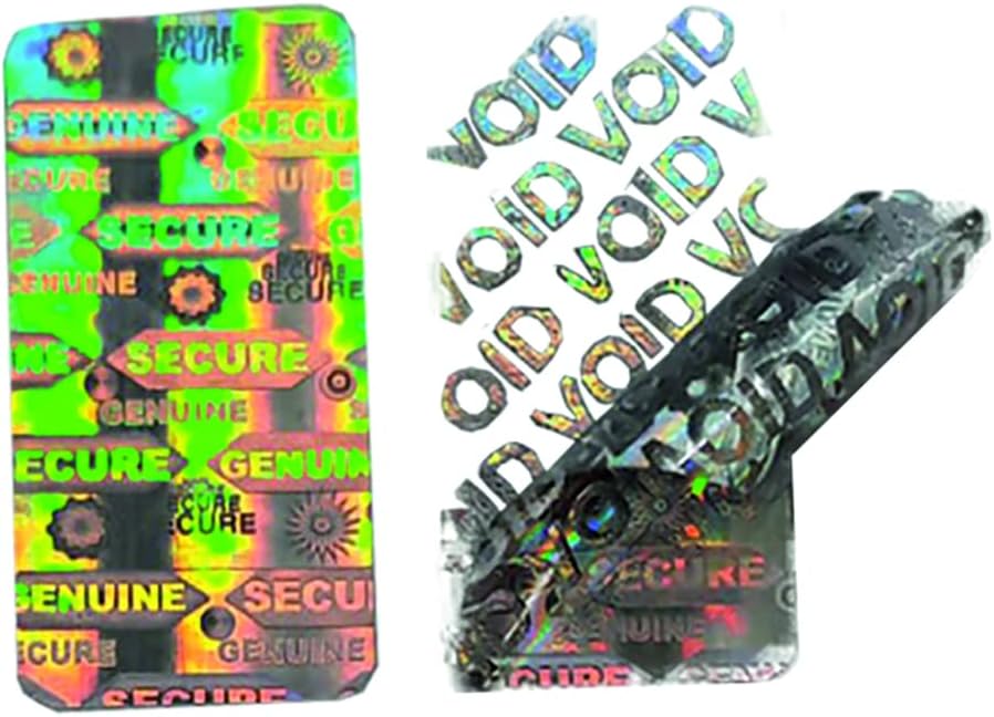 - Secure Genuine Hologram Sticker (Void Tamper) 15mmx30mm, Rectangle (5000)