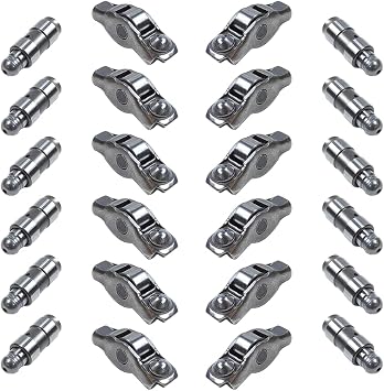 12 Pcs Lifter Kits & Rocker Arm | Fit for Chrysler 200 300 Town & Country, Dodge Challenger Charger Grand Caravan, Jeep Grand Cherokee Wrangler JK, Ram 1500 Classic ProMaster | OE# 5184332AA 5184296AH