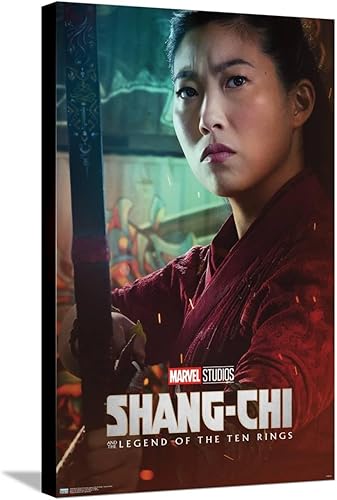 Trends International Marvel Shang-Chi y la leyenda de los diez anillos Katy - Póster de pared de una hoja, 14.72 x 22.37 pulgadas, lienzo estirado