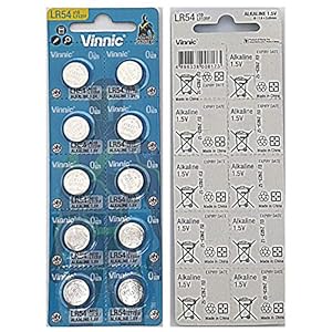 pack de 10 piles vinnic pour vinnic l1131f