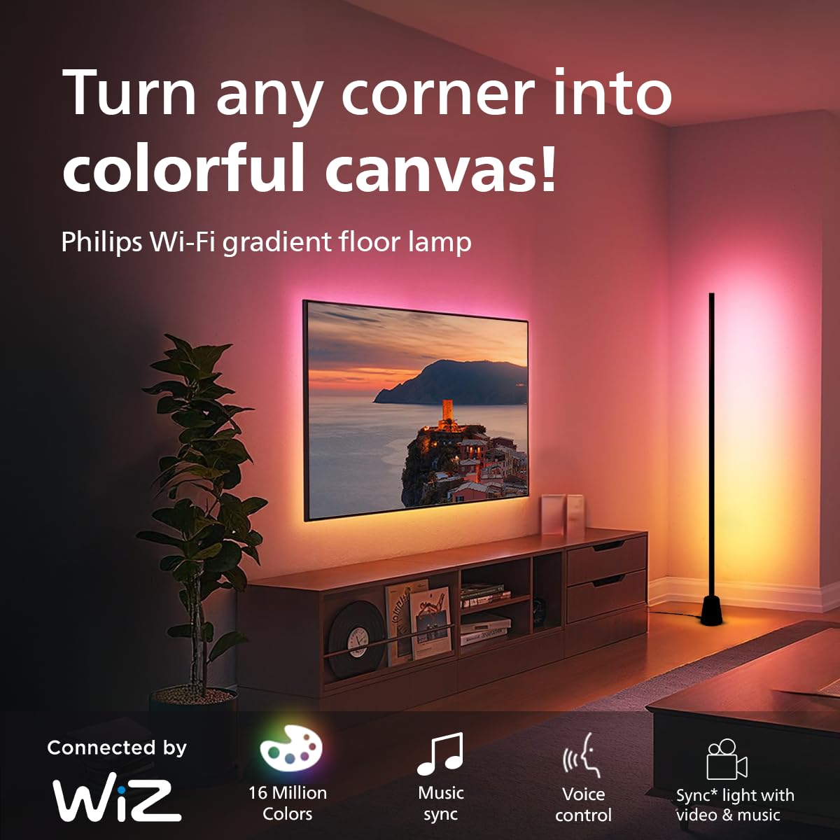 Philips LightTheatre: Smart LED Floor Lamp - App & Voice Control -3 Philips LightTheatre: Smart LED Floor Lamp - App & Voice Control -3