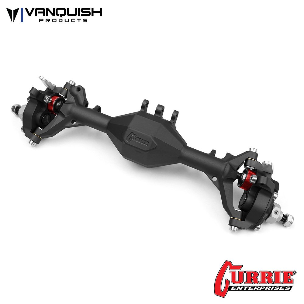 Vanquish 08350 Currie Portal F9 Scx10-Ii Front Axle Black Anodized