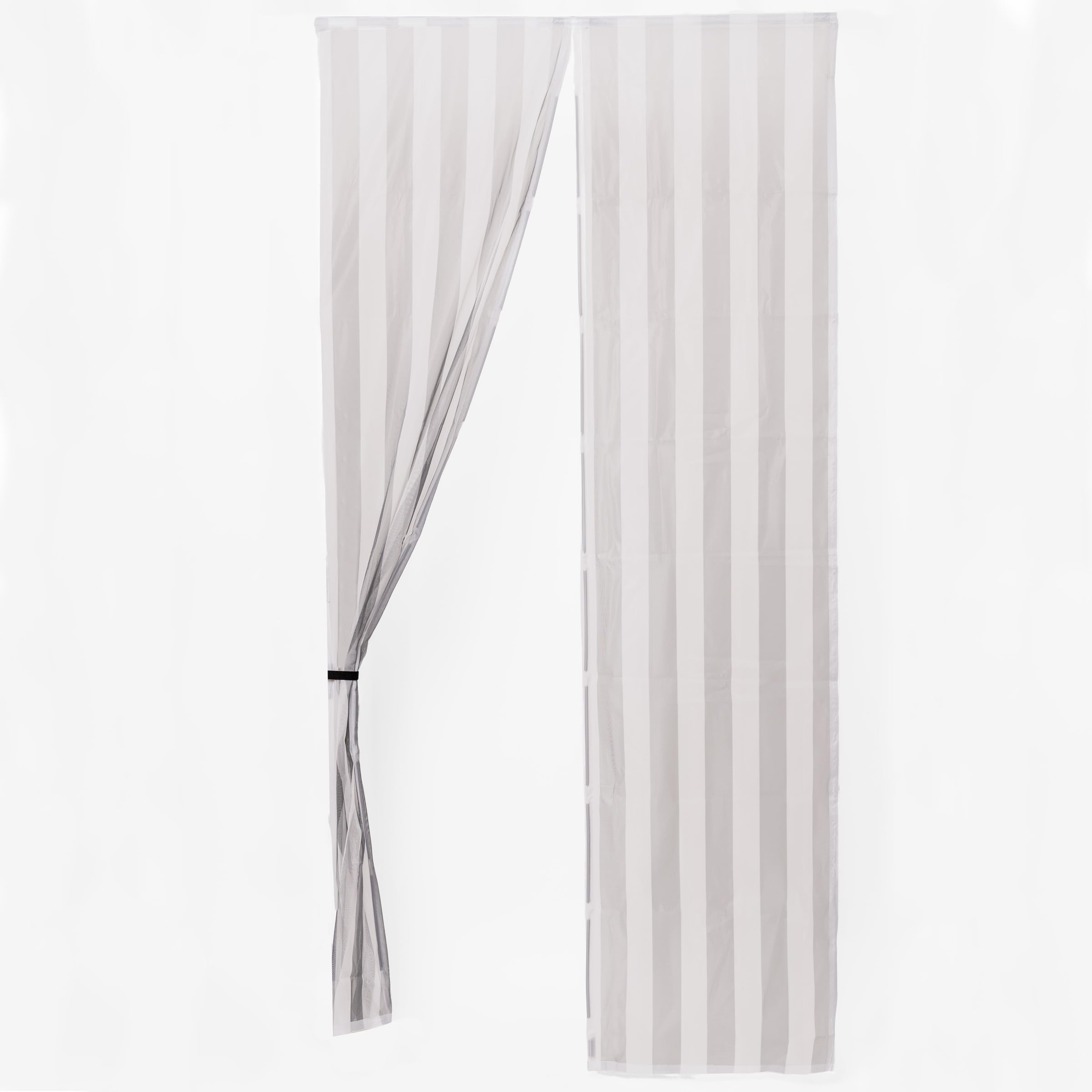 BricoShopping Zanzariera Magnetica Tenda Zanzariera REGOLABILE con MAGNETE CONTINUO calamita interna Per Balcone E Porta Finestra Fissaggio Rapido Su Balconi In Legno Alluminio (BiColor, 105x240 cm)