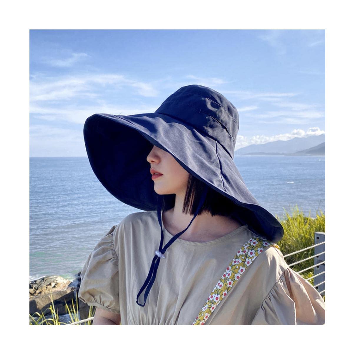 Cappello Da Sole Donna Tirrinia – Protezione UV, Pieghevole, A Rete, Tesa Larga – Verde