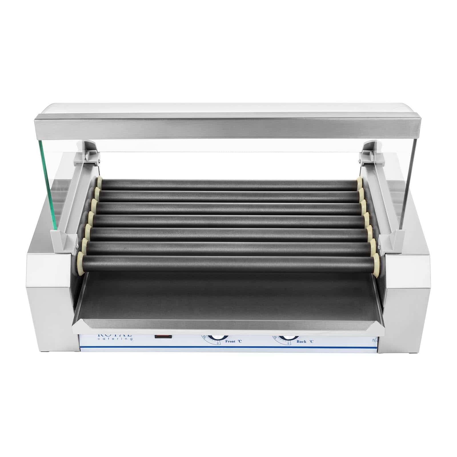 Royal Catering - RCHG-5T - Griglia a 7 rulli per wurstel - 1400 watt