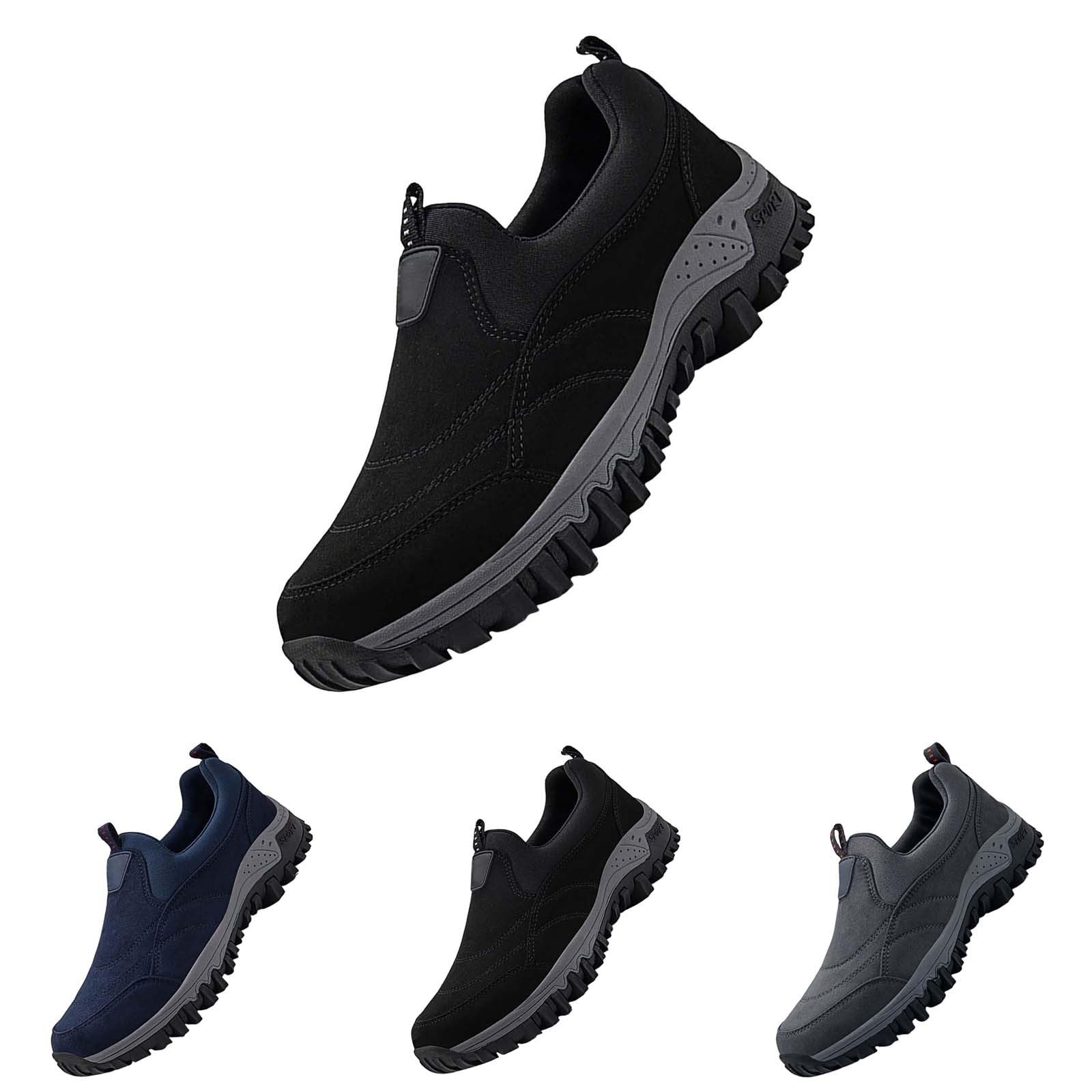 Slip On - Zapatillas de senderismo para hombre, ligeras, para senderismo