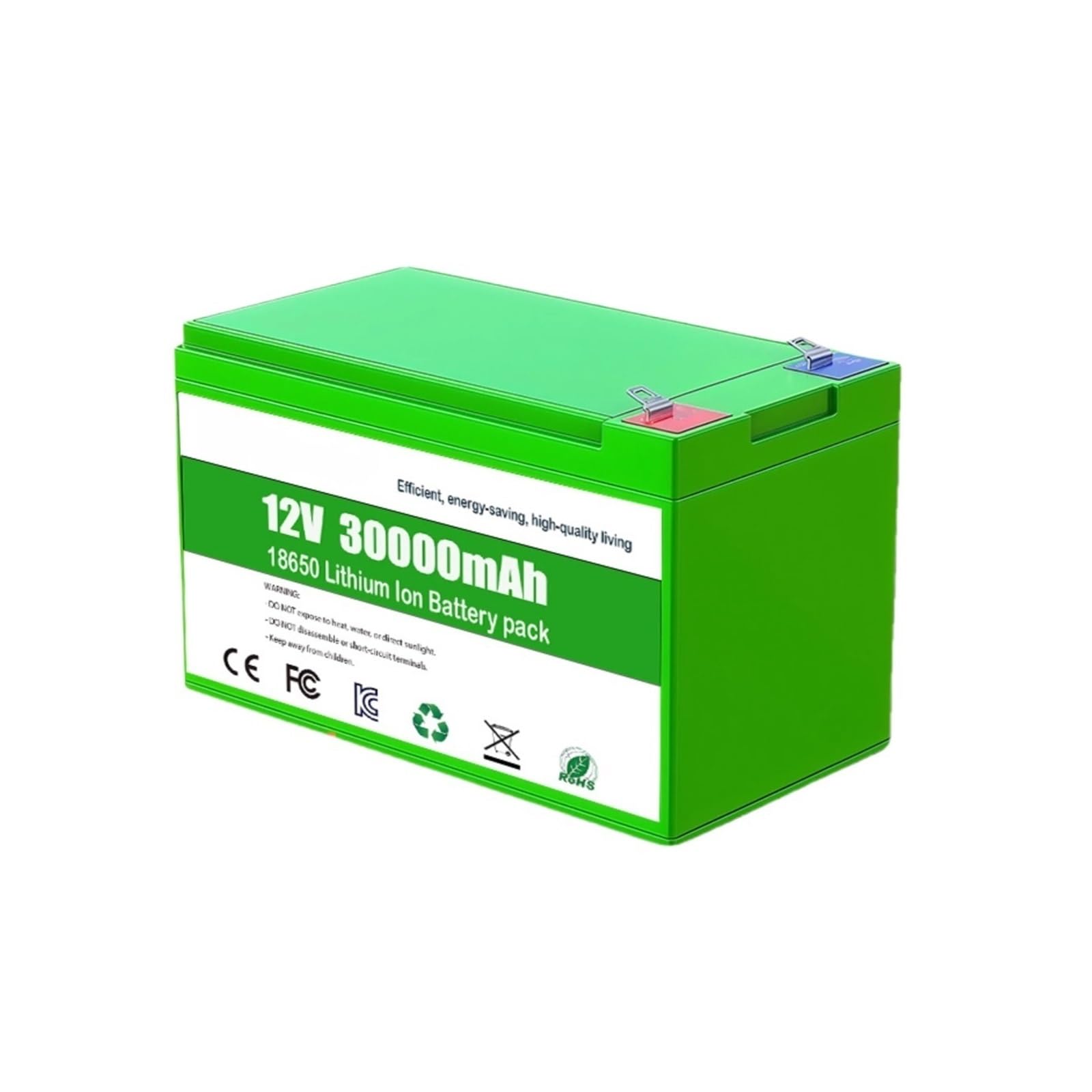 Batería De Ciclo Profundo 12V Li-ion 40Ah 30Ah 20Ah Litio Recargable | For pulverizador, coche de juguete eléctrico for niños, Control de acceso a escala + cargador(30000mAh-1PCS)