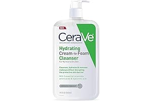 CeraVe Hydrating Cream-To-Foam Cleanser for Sensitive Skin