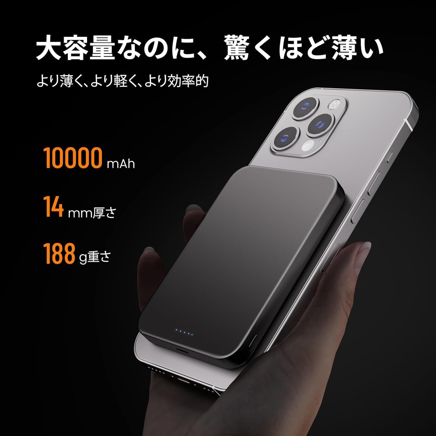 Amazon.co.jp: 【業界初のチタン金属・14mmの超薄型】Catmart Magsafe