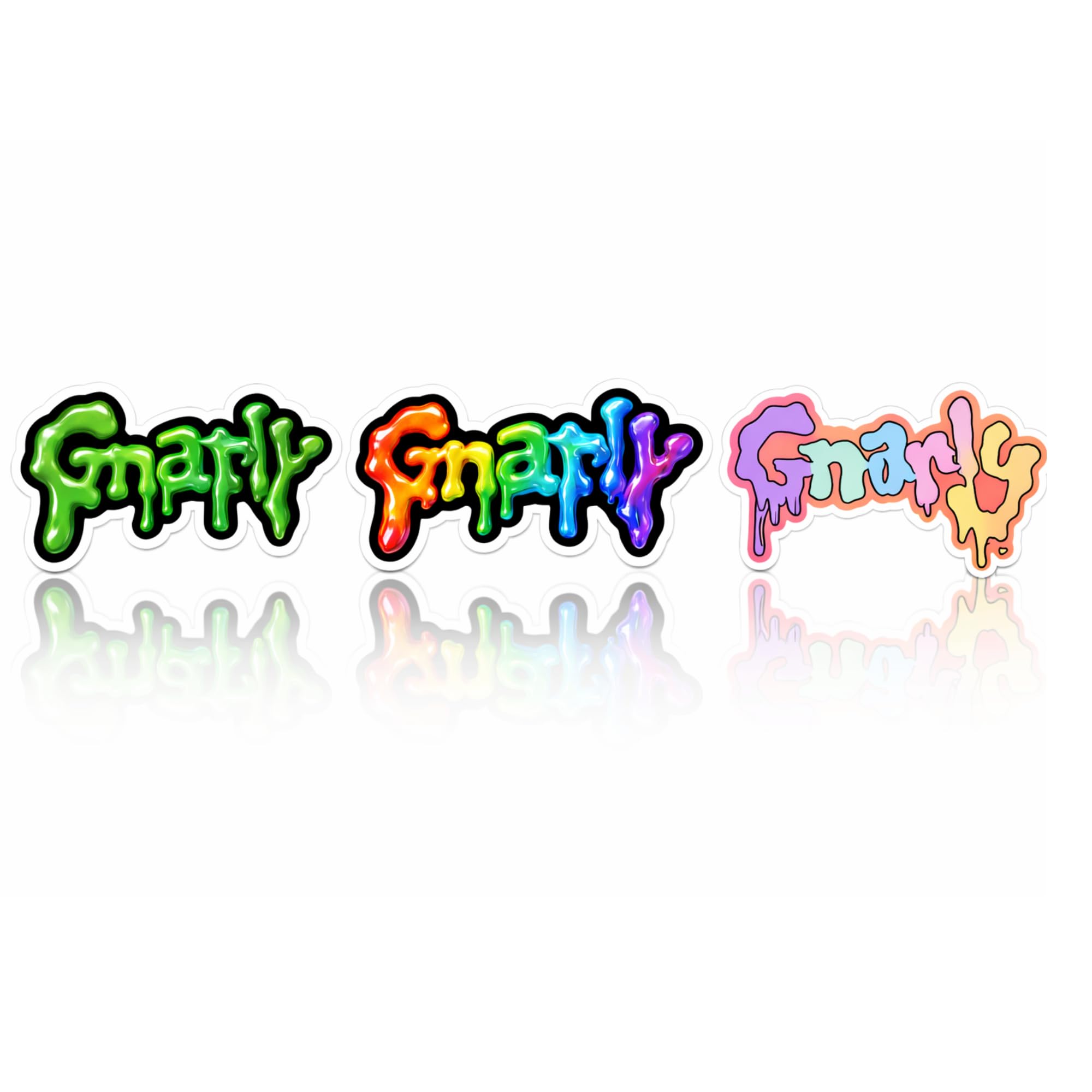 GNARLY ナーリー　ステッカー Amazon.com: Katseye Inspired Gnarly Vinyl Sticker Pack, 3 Drip