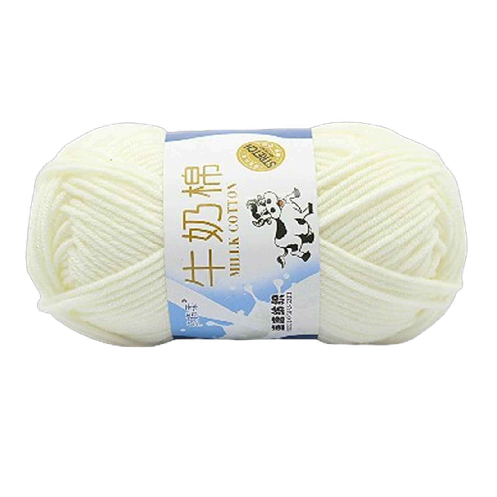 Tsophreniq Hand Knitting Yarn Milk Cotton Yarn Soft Colourful Crochet Cotton Threads Knitting Accessories for Children Colourful Crochet