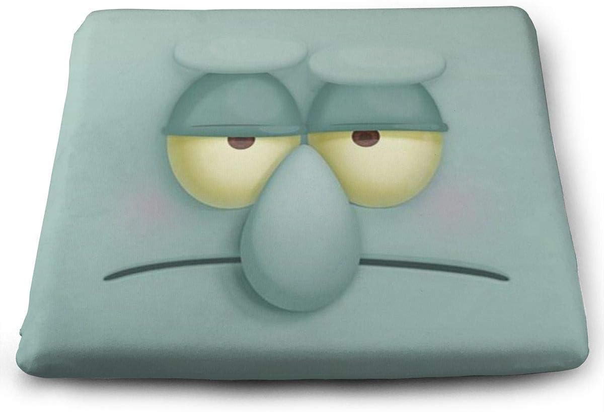 Memory Foam Seat Cushion Chair Pad Squidward Tentacles Portable Memory Foam Seat Cushion Chair Pad Squidward Tentacles Portable
