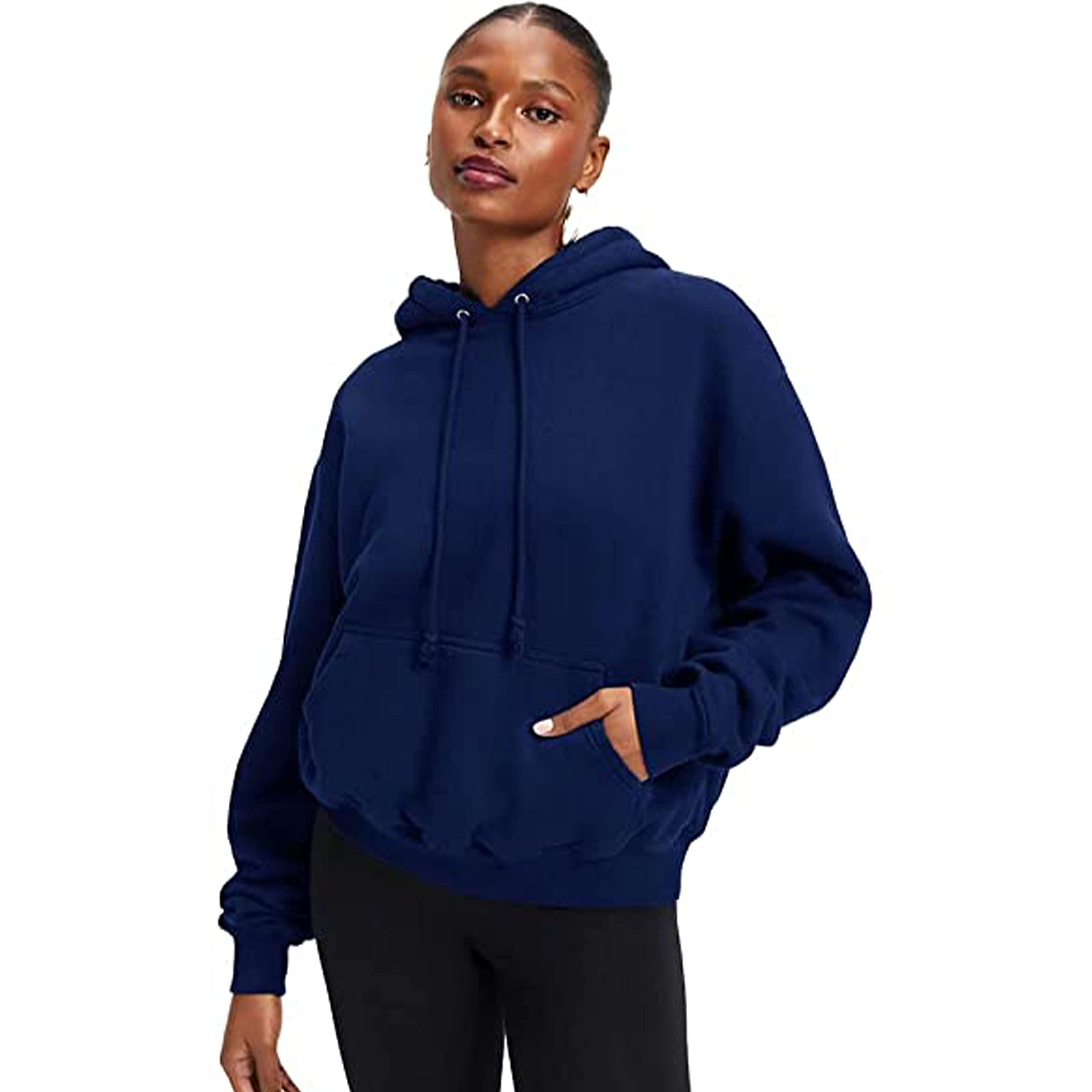 Plain Solid Relaxed Fit Hoodie for Men | Loose Oversized Hoodies for Men | Unisex Hoodies-image-19