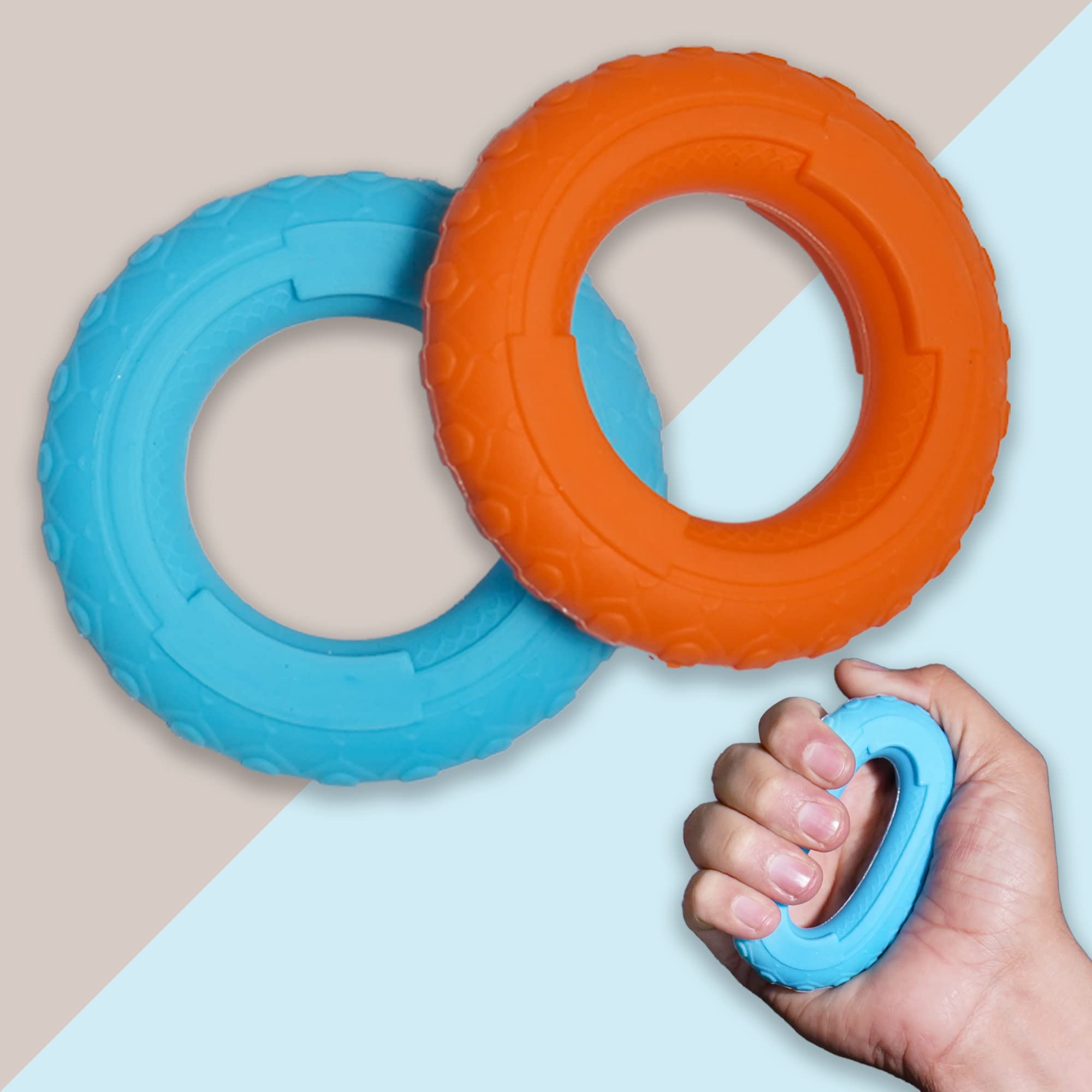 PROUT Palm Stretcher | Finger Stretcher | Hand Exerciser | Silicone Finger Stretcher | Hand Grip Strengthener | Fitness Accessories | Hand Extensor Exerciser | Finger Grip (Sky Blue & Orange) (B0BW64TK6W) Amazon Price History, Amazon Price Tracker