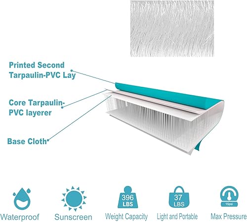 Miniatura 2 de Gymnastics Mat Tumbling Mat 6.5ft10ft 13ft 16ft Gym Mat Tumbling Mats For Gymnastics For Home With Electric Air Pump For