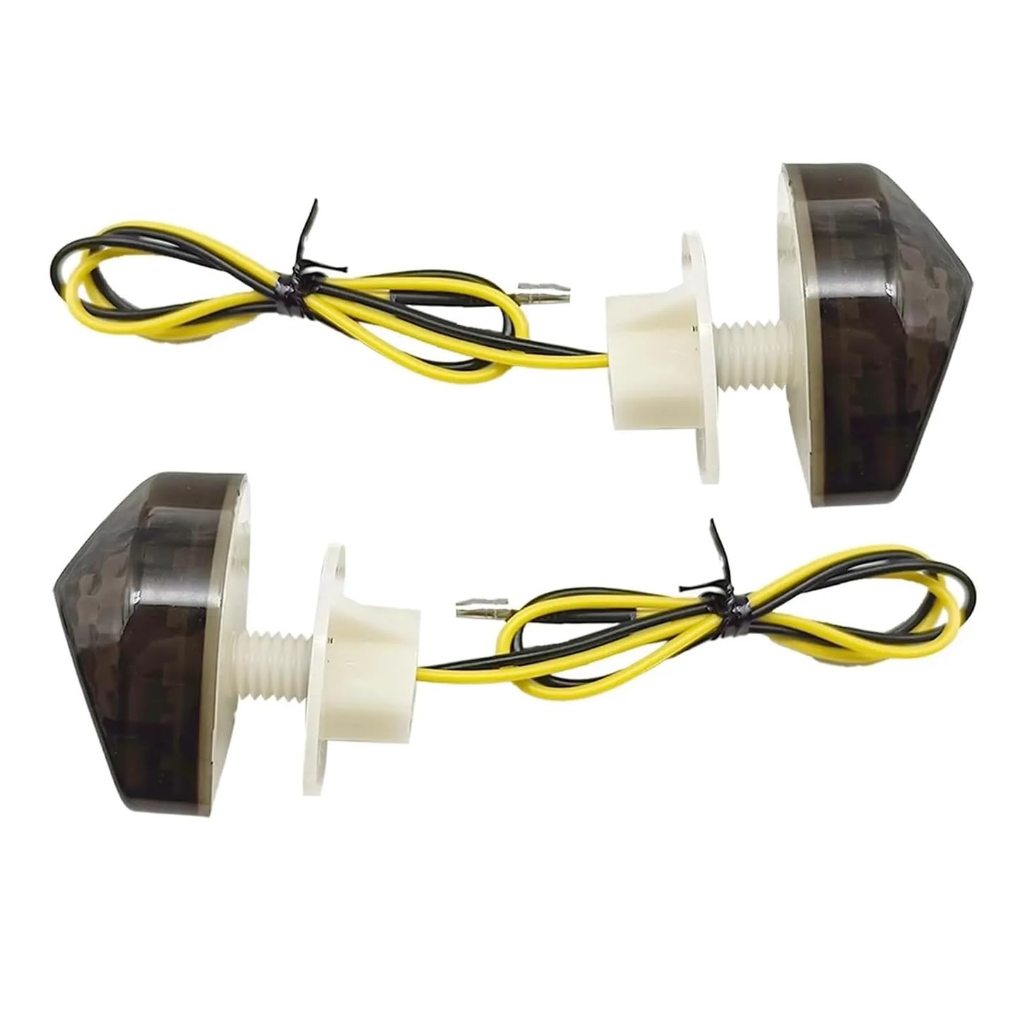 Clignotants LED universels pour motos 12V éclairage ambre intense - 8