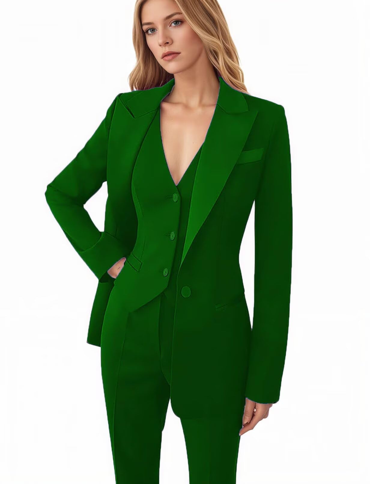 Pant Suits for Women Dressy 3 Piece Work Sets Business Casual Pants Suits for Women Dressy Pant Suit