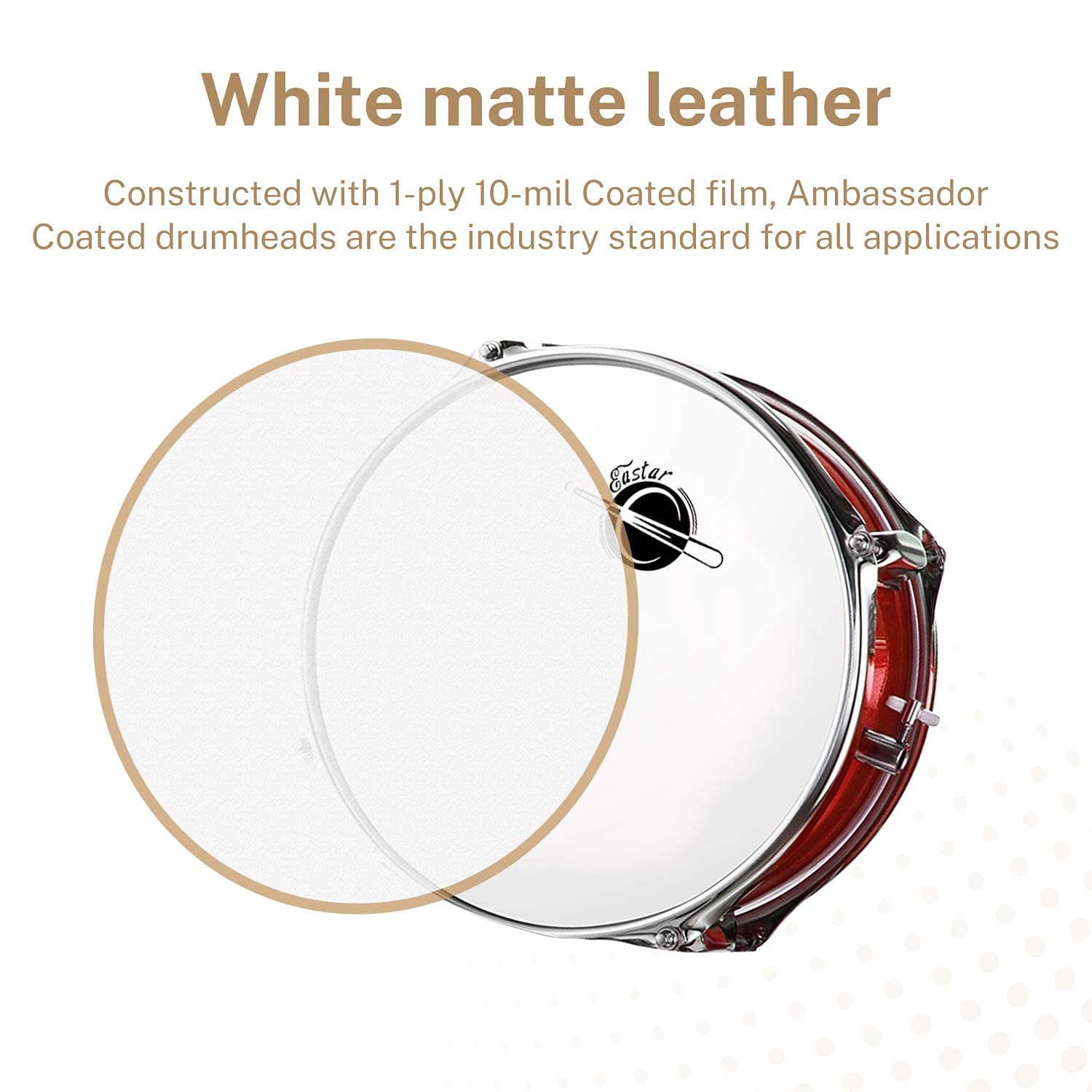 Drum Set Eastar 14 inch Drum Kit for Beginners, 3Piece with Adjustable