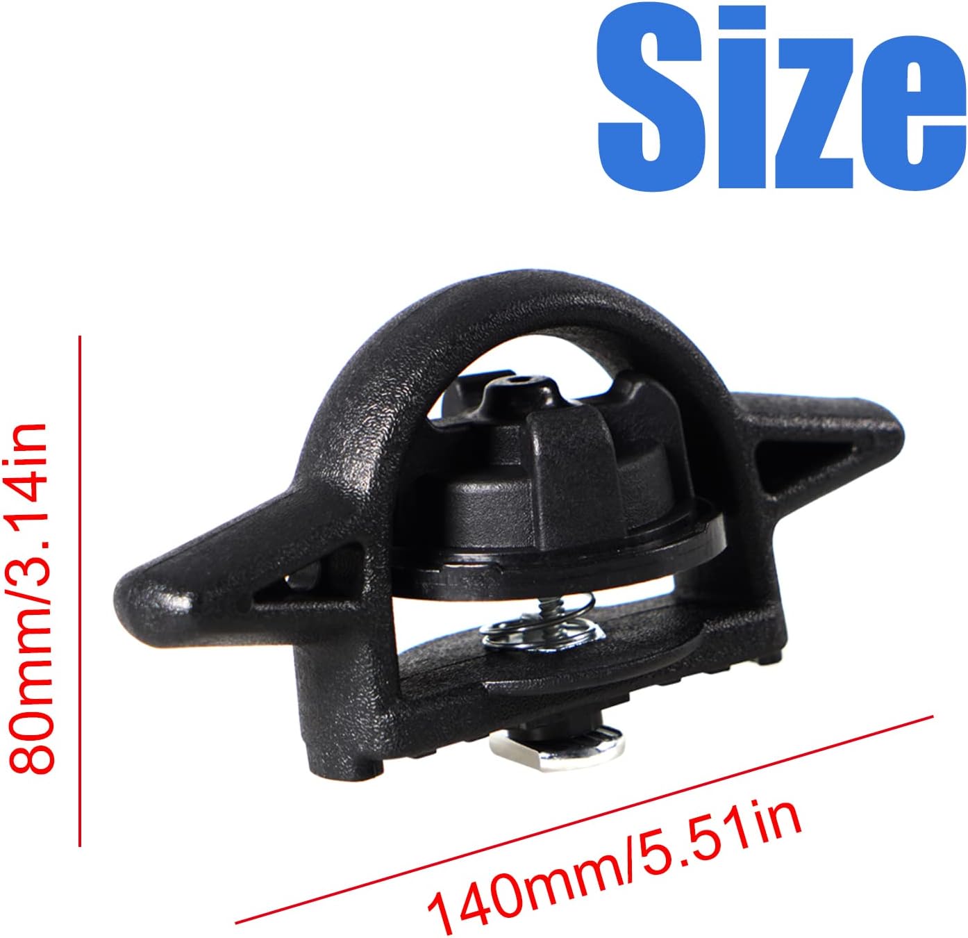 2 Pack Bed Cleat Compatible with Tacoma 2005-2021 Tundra 2007-2021,Jeep Gladiator 2020 2021, Ram 1500 2019-2021,Replace PT278-35112, PT278-0C010, Fits for Deck Rail System Truck