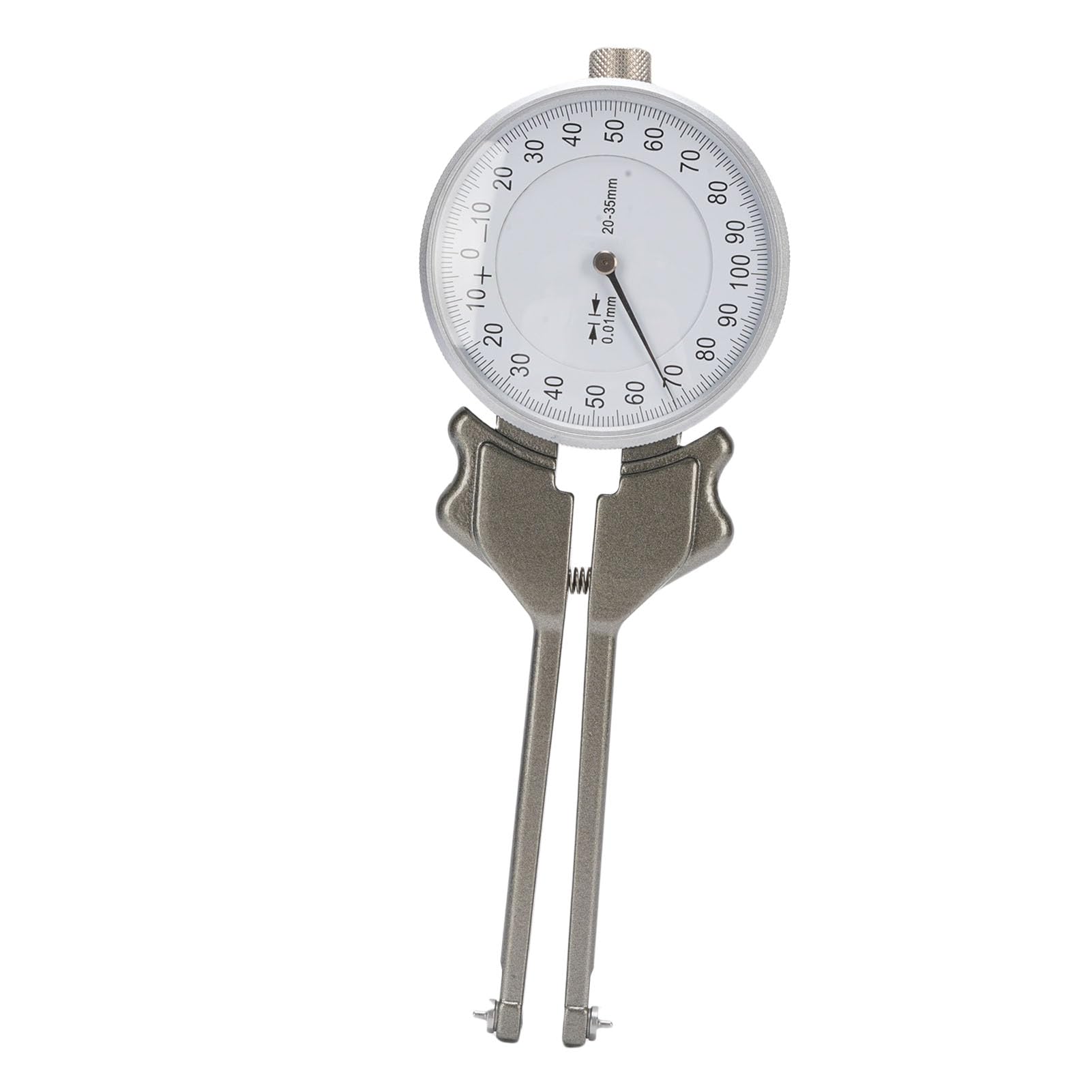 SIXRUN Calibrador de Dial Interno, Aleación de Aluminio para Mecánica, Graduación de 0,01 Mm, Rango de 20-35 Mm, Herramienta de Medición de Diámetro Preciso