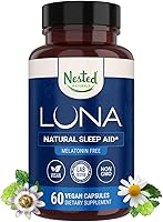 Vista 10 de Nested Naturals Luna Kids - Tabletas de ayuda para dormir para niños mayores de 4 años, ingredientes de origen natural, suplemento suave de hierbas