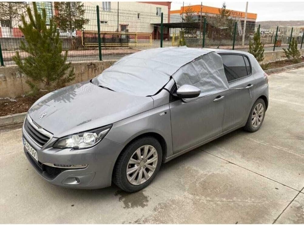 Be Actıve Araç Oto Araba Branda Ön Ve Yan Cam Yarım Branda Güneş Koruyucu Örtü Güneşlik