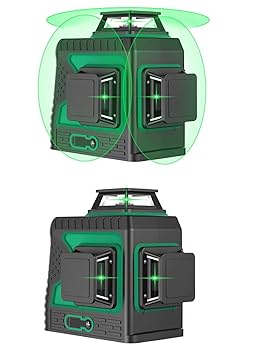 Amazon | フルライングリーンレーザー墨出し器 12ライン 垂直*2