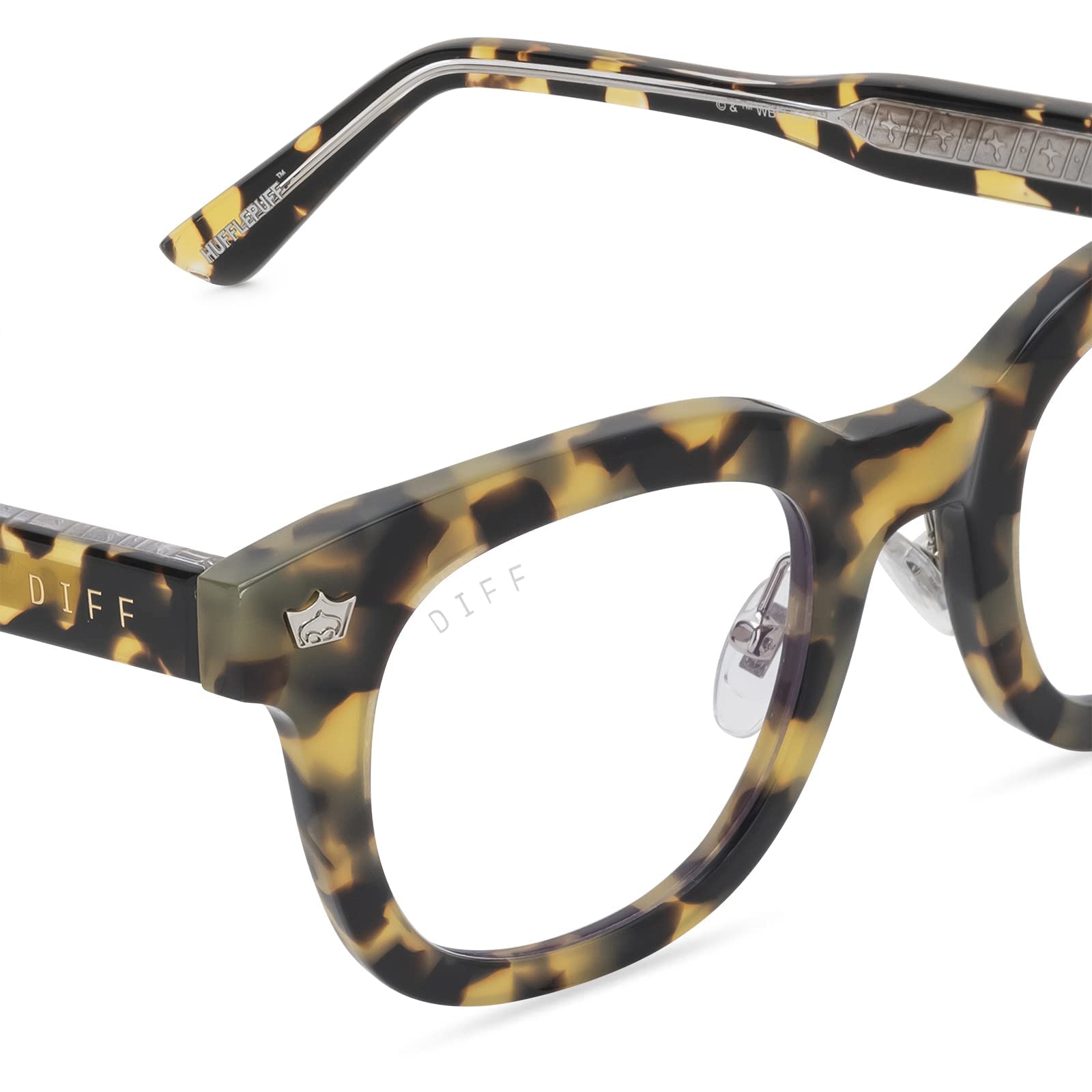 Diff Eyewear Hufflepuff Tortoise Wayfarer Sunglasses Diff x Harry Potter Hufflepuff Tortoise Prescription Eyeglasses main image 2