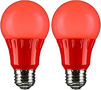 Vista 18 de Sunlite 80132 - Foco LED A19 (3 W, base mediana, 120 voltios, luz LED, 25,000 horas)