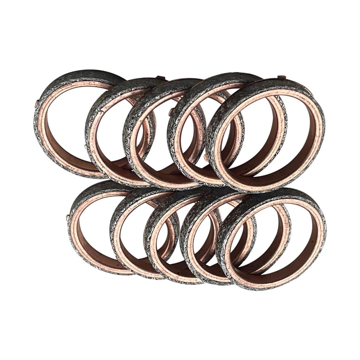 Junta de escape for motocicleta compatible con CBR250 CRF250 CBR300 CBF300 CB300 OEM CMX300-REBEL300 CRF450 CRF1100 TRX450 TRX700XX(10pcs)