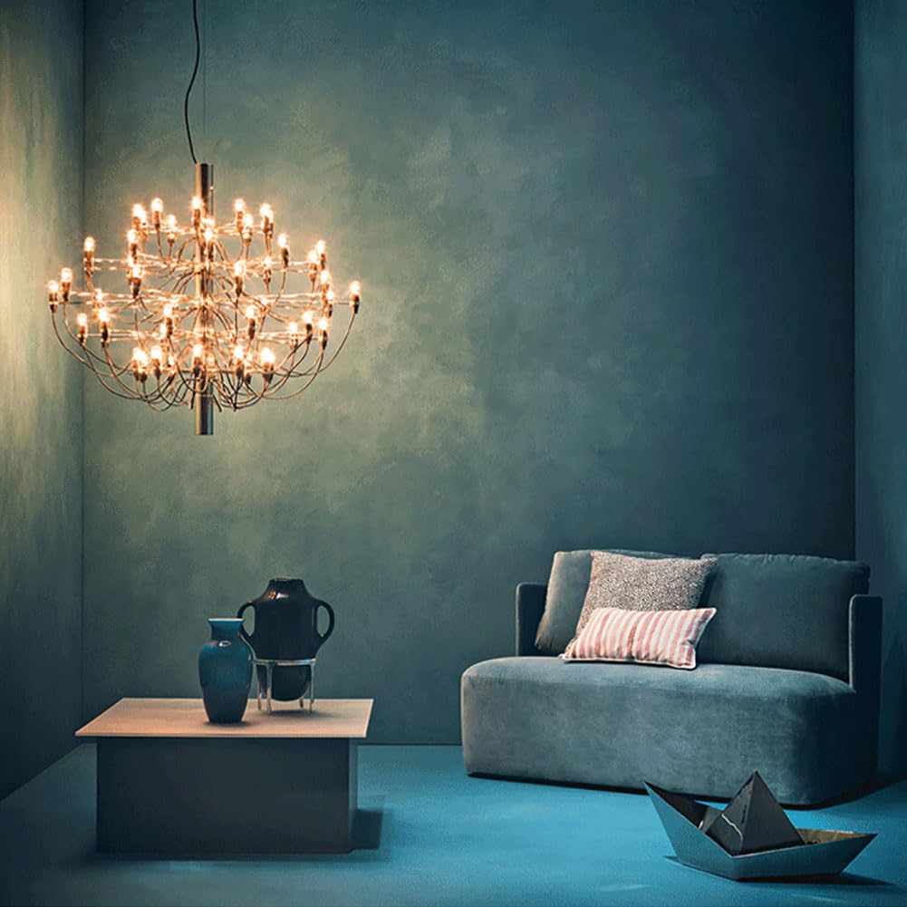 Moderne Bougie Lustre Île Creative Pendentif Éclairage E14 Ampoule En