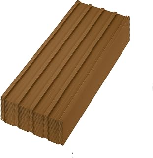 GarveeTech 20 Pcs Metal Roofing Panels, 42.52"X16.77" Corrugated Metal Sheets with Screws, Heavy Duty Galvanized Roof Panels for Pergola, Gazebo, Shed, Chicken Coop, Garage, Patio