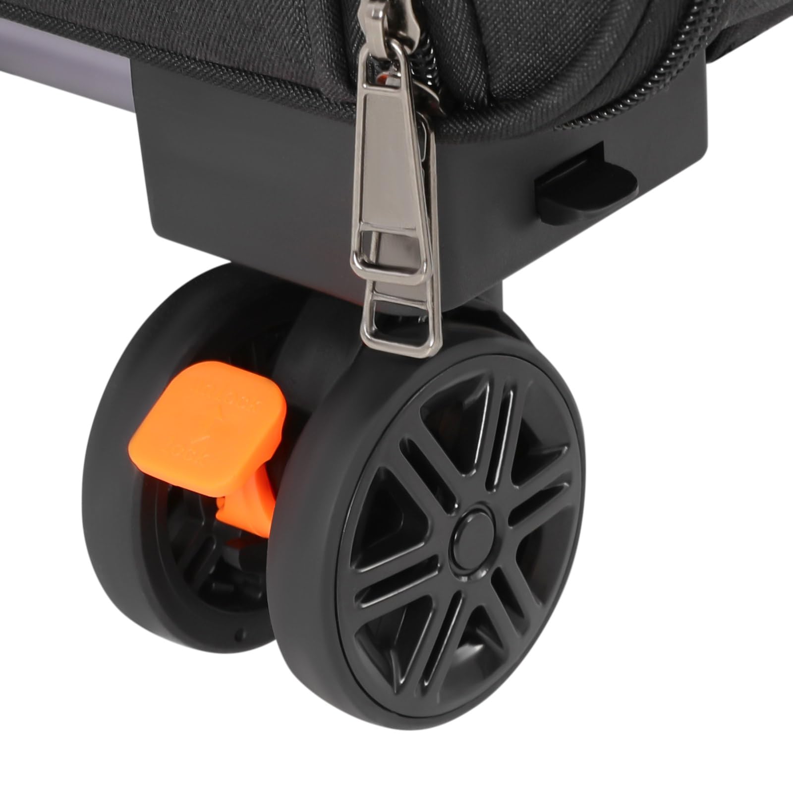 Sac de transport pour chat avec deux compartiments et roulettes, pliable et amovible, pour 2 chats, idéal pour les voyages (noir)