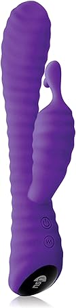 Inya Ripple Rabbit Vibrador de Silicona, Morado - 1 unidad