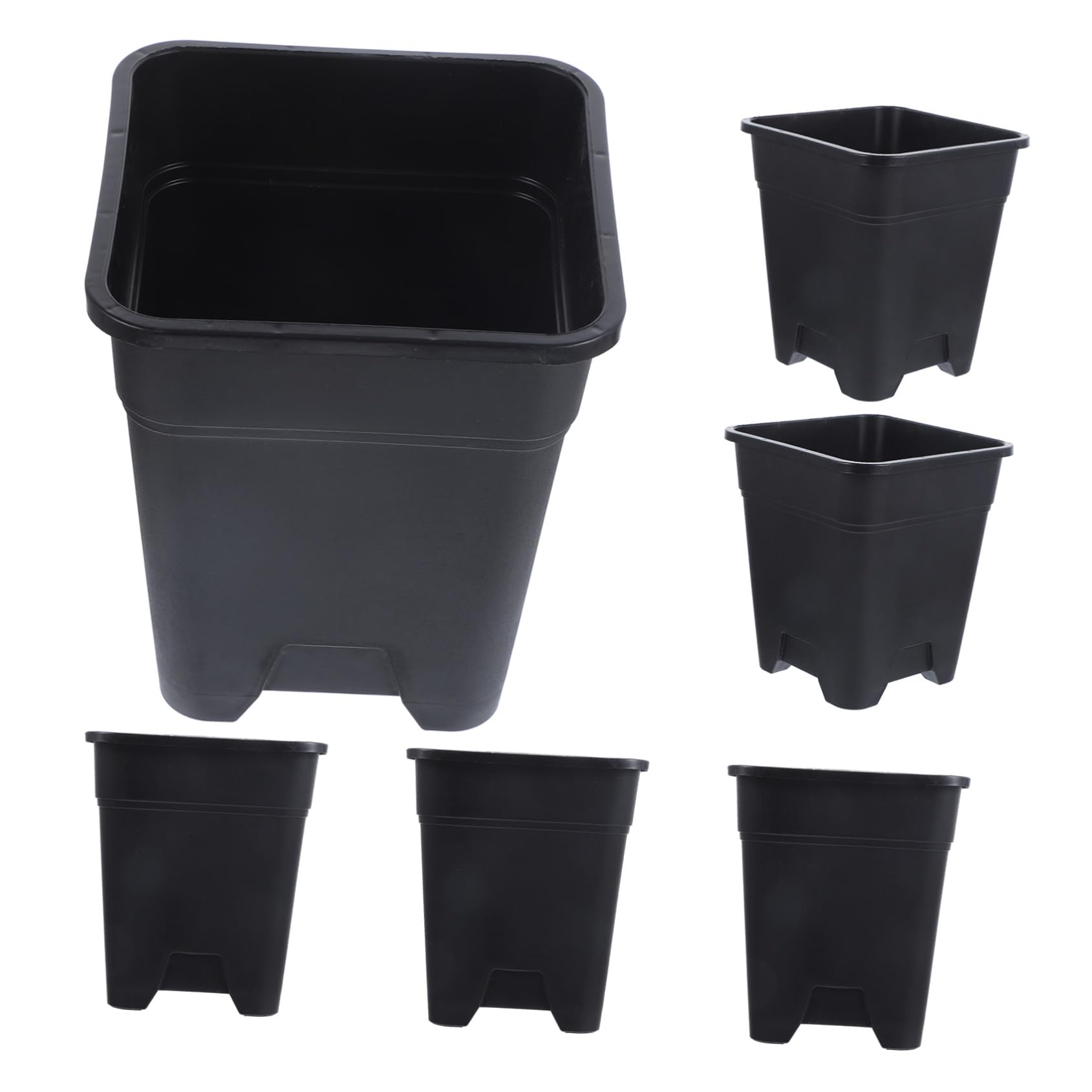 Jardinières en plastique faciles à nettoyer Levemolo contre la corrosion