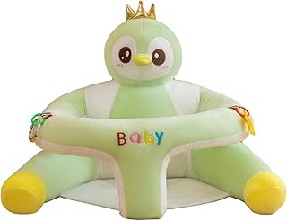 SH-RuiDu Capa para cadeira de bebê aprenda a sentar, capa de cadeira de bebê aprendendo sentado em forma de animal, capa de assento de apoio para bebês pequenas (sem enchimento, somente capa)