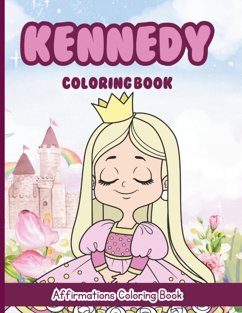 Kennedy Coloring Book: Affirmations Coloring Book, A Creative Journey of Positive Empowerments