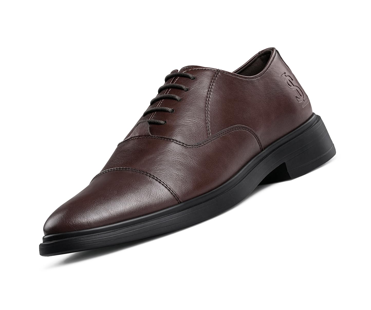 louis stitch Men’s Brunette Brown Formal Derby Shoes | Comforter Series | Formal Lace-Up Shoes for Men | Business & Occasion Wear | LSFXCTBB-picture-11