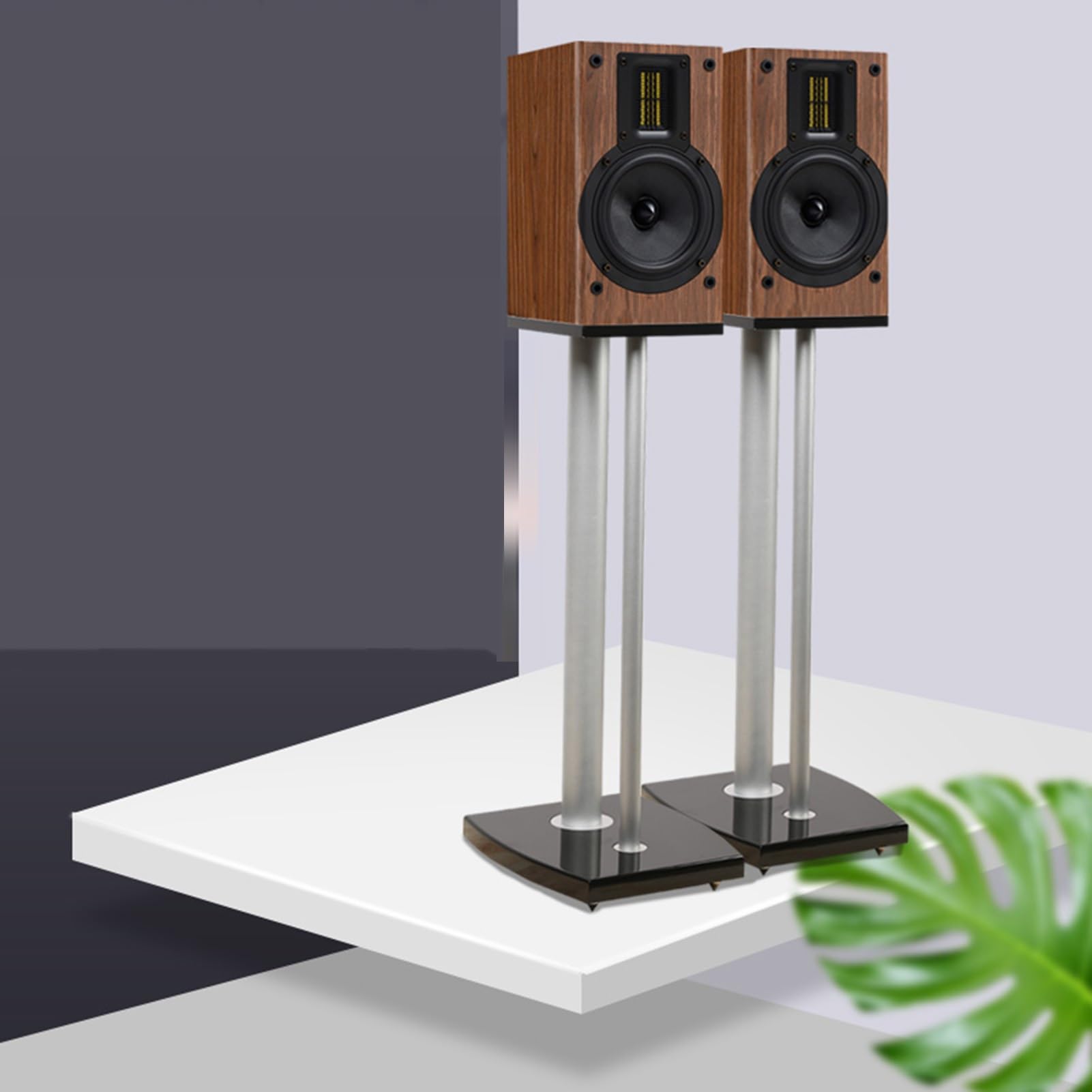 Supporti per diffusori ， Surround Sound universale da pavimento in metallo