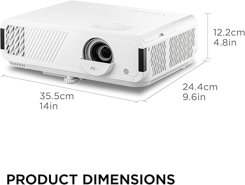 Miniatura 7 de ViewSonic Proyector para juegos PX749-4K UHD 4K diseñado para Xbox con tiempo de respuesta de 4.2 ms, 4000 lúmenes ANSI, Keystone HV, zoom óptico