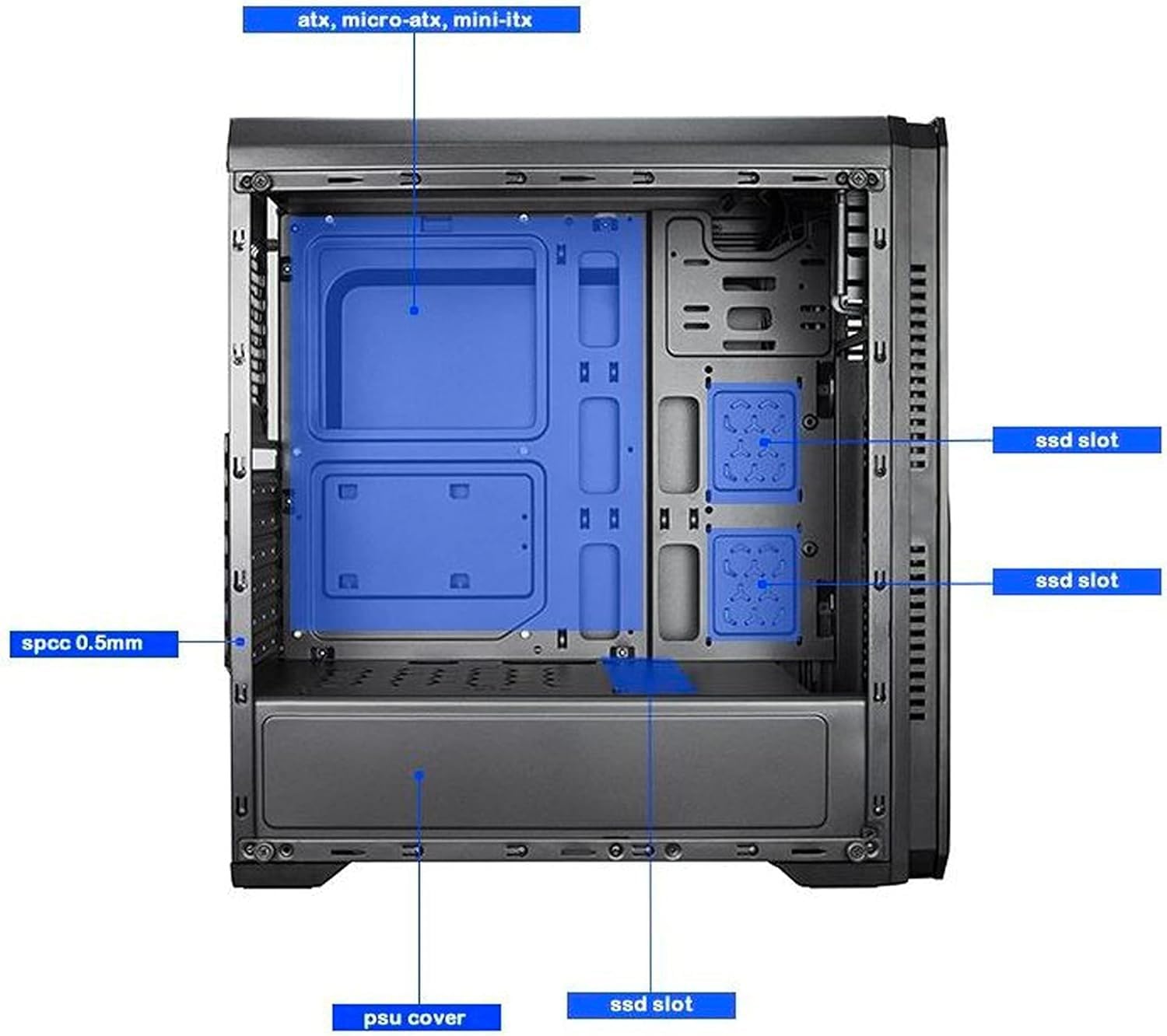 SIMPLETEK Komputer stacjonarny do gier komputerowych, INTEL Core I7 3770 QUAD Core do 3,9 GHz, chłodzony cieczą, RGB FPS (dysk twardy 3 TB, SSD 240 GB, RAM 16 GB) (czerwony)