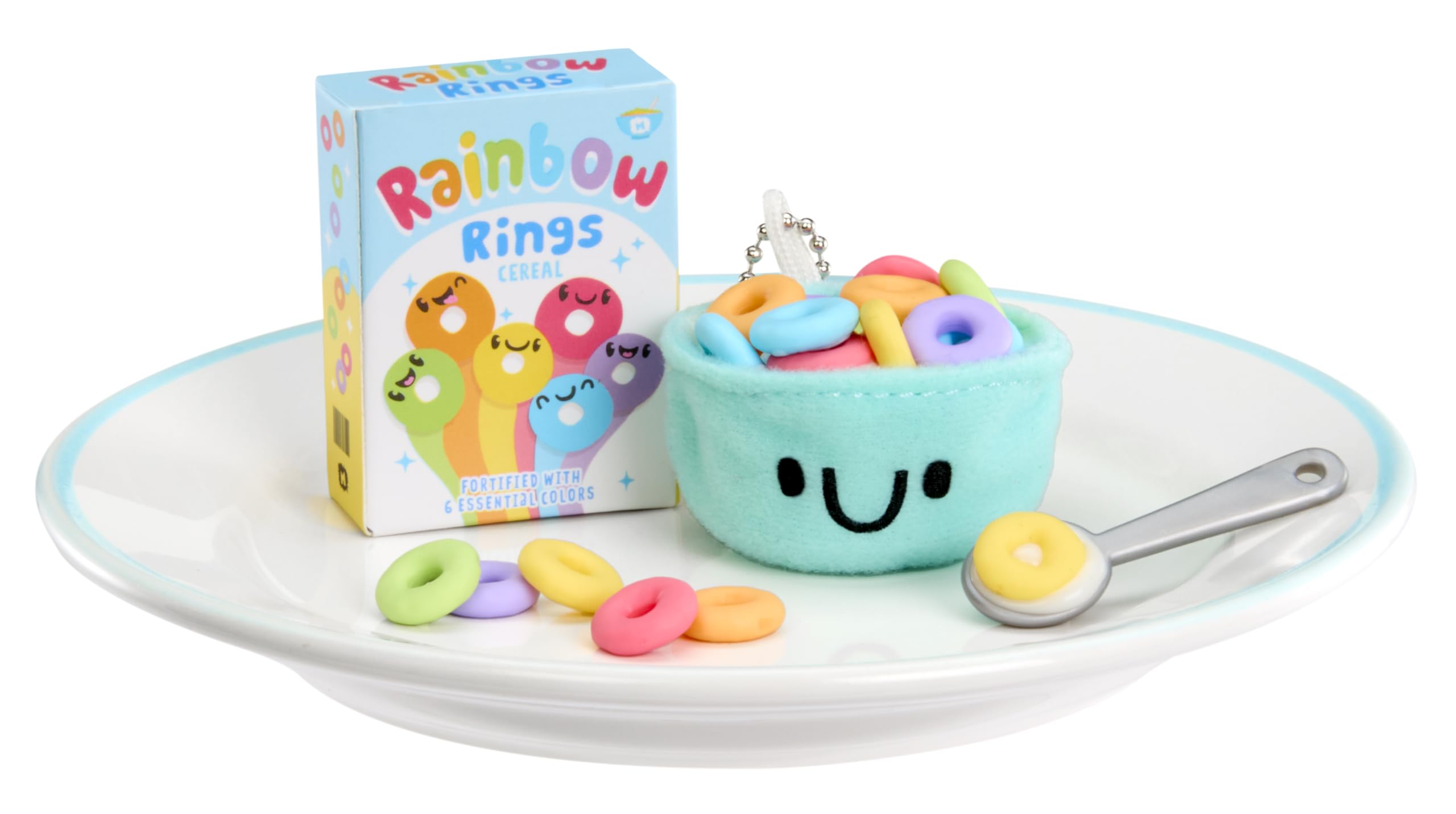 MGA’s Miniverse Make It Mini Plush – Zestaw do samodzielnego wykonania pluszowych zabawek o tematyce kulinarnej z klejem samoutwardzalnym i breloczkiem, 8 figurek kolekcjonerskich, dla dzieci od 8 lat
