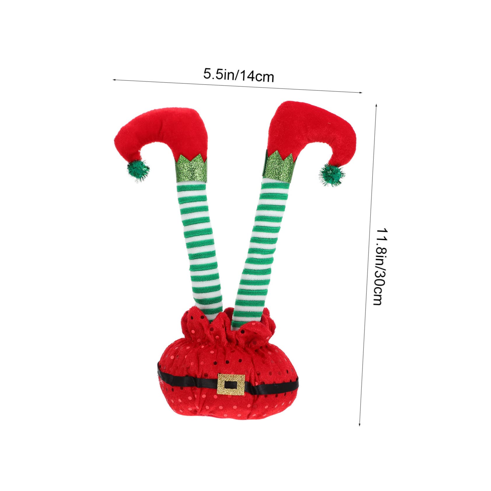 PRETYZOOM 3 Pezzi Di Ghirlanda Natalizia Ad in Cotone Decorazione Da Tavolo Per Feste Di Natale